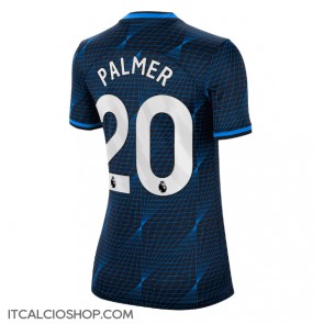 Chelsea Cole Palmer #20 Seconda Maglia Femmina 2023-24 Manica Corta